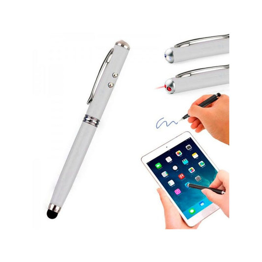 Puntero Stylus COOL Universal Laser Plateado