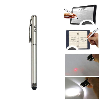 Puntero Stylus COOL Universal Laser Plateado