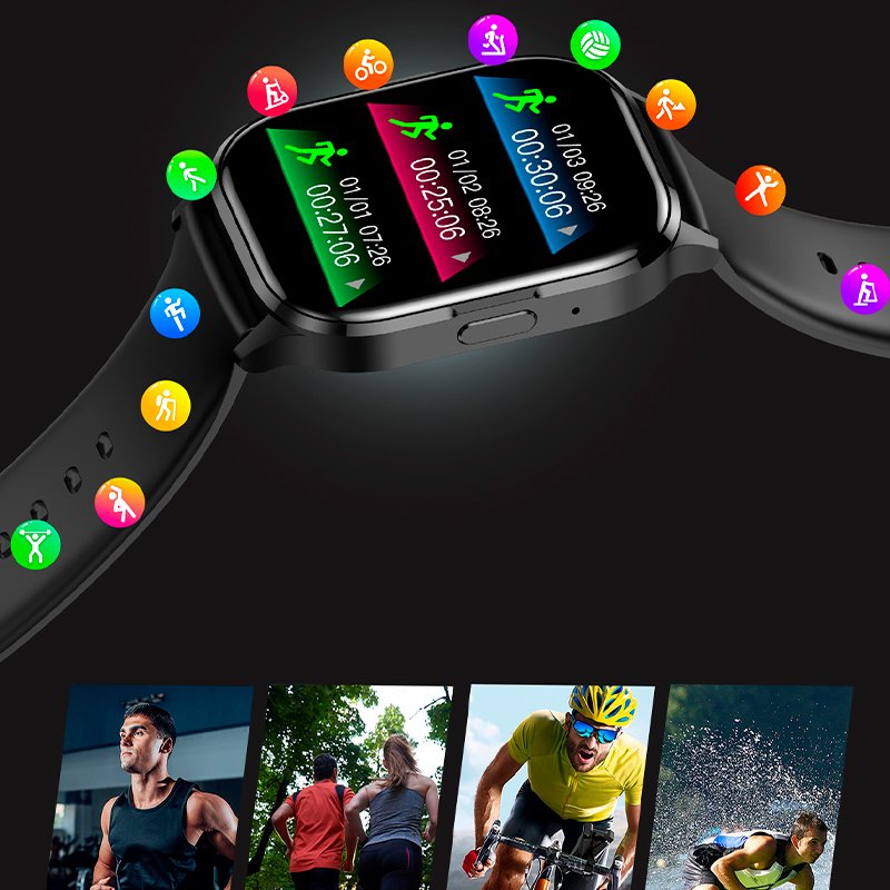 Smartwatch COOL Delta Silicona Gris (Amoled, Llamadas, Salud, Deporte)