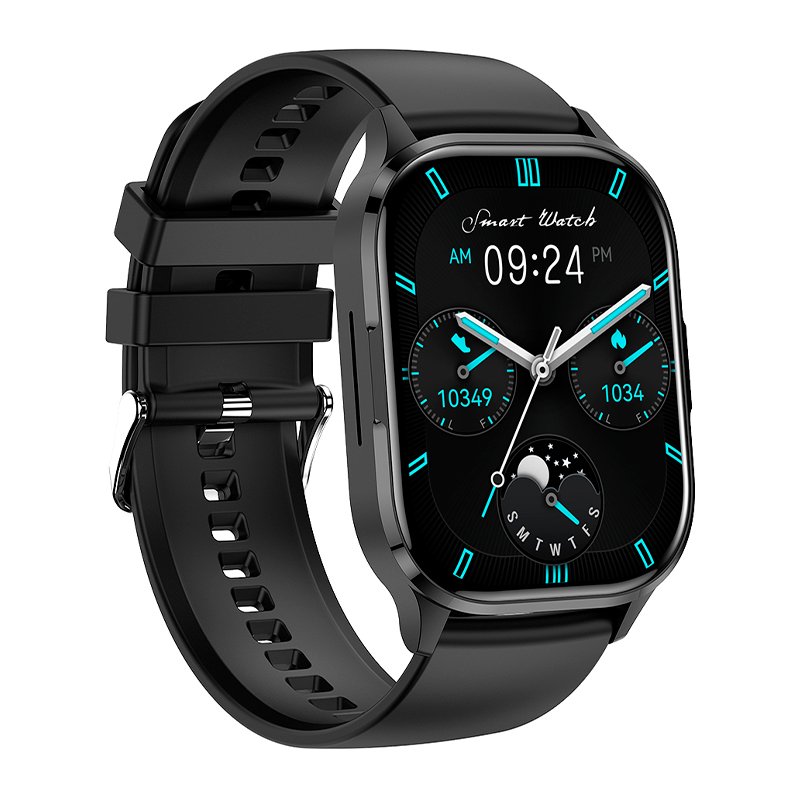 Smartwatch COOL Delta Silicona Negro (Amoled, Llamadas, Salud, Deporte)