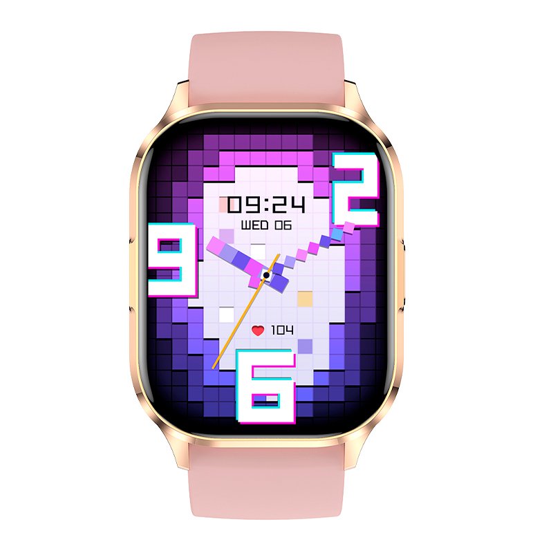 Smartwatch COOL Delta Silicona Rosa (Amoled, Llamadas, Salud, Deporte)