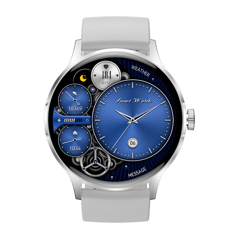 Smartwatch COOL Iris Silicona Gris (Amoled, Llamadas, Salud, Deporte)