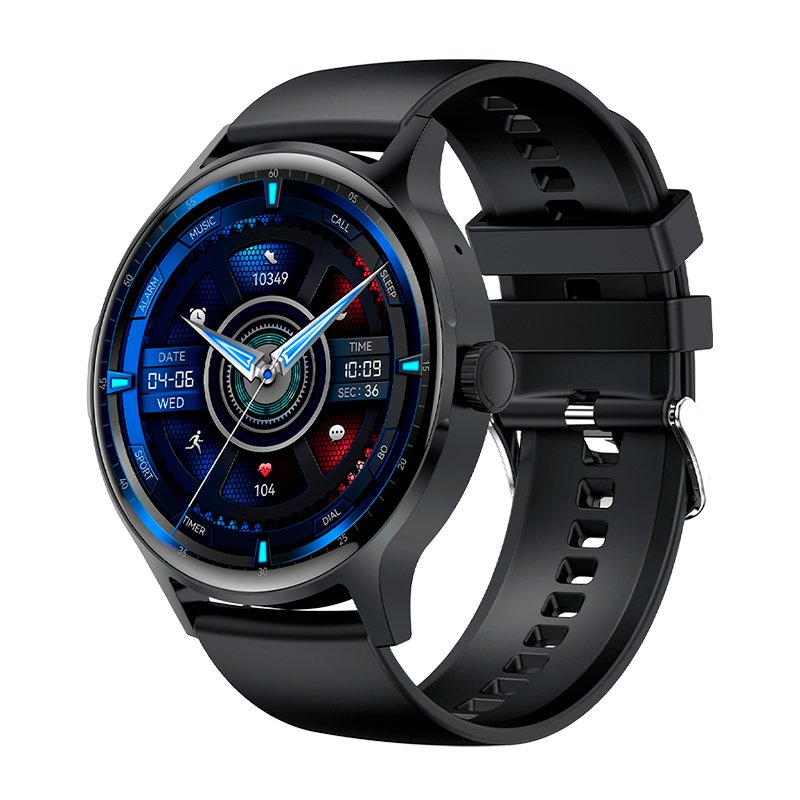 Smartwatch COOL Iris Silicona Negro (Amoled, Llamadas, Salud, Deporte)