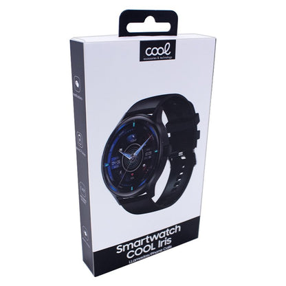 Smartwatch COOL Iris Silicona Negro (Amoled, Llamadas, Salud, Deporte)