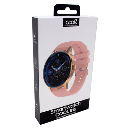 Smartwatch COOL Iris Silicona Rosa (Amoled, Llamadas, Salud, Deporte)