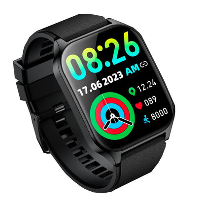 Smartwatch COOL Pantalla Amoled Curved Silicona Negro (Llamadas, Salud, Deporte)