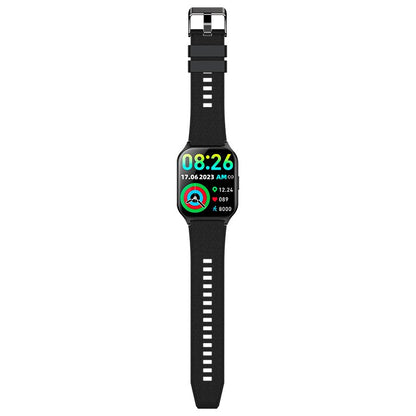 Smartwatch COOL Pantalla Amoled Curved Silicona Negro (Llamadas, Salud, Deporte)