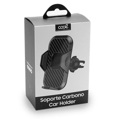 Soporte Universal para Coche Carbono COOL Negro