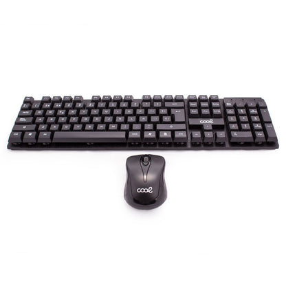 Teclado Español USB PC Kit Inalámbrico + Ratón COOL California