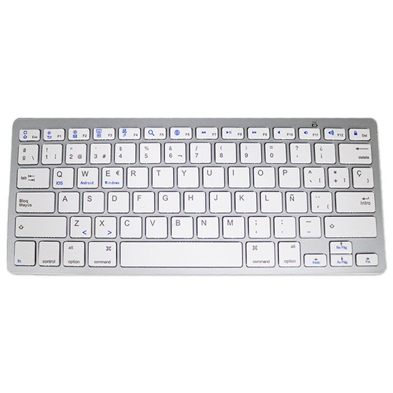 Teclado Slim Bluetooth COOL Blanco (Español)