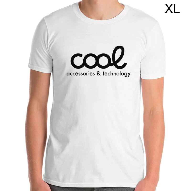 Textil Camiseta Cool Accesorios Talla XL (Unisex) Blanco