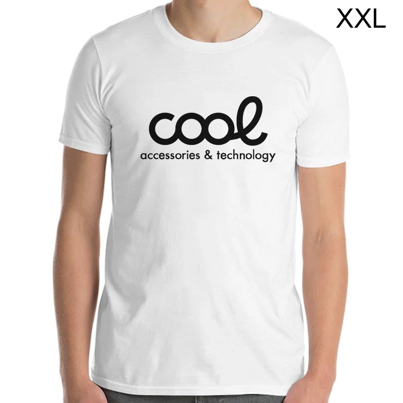 Textil Camiseta Cool Accesorios Talla XXL (Unisex) Blanco